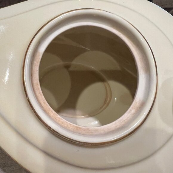 1940's Autumn Leaf Hall Superior Aladdin Tea Pot And Infuser - Picture 7 of 8